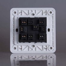 西門子 遠景系列 帶熒光三開雙控大蹺板開關 5ta0 119 1cc1