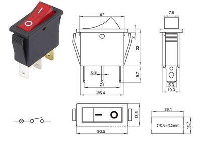 【『特價(jià)促銷』橢圓方形 一二三檔多腳 帶燈防水 船形翹板蹺板開關(guān)】?jī)r(jià)格,廠家,圖片,電工開關(guān),深圳市龍崗區(qū)中意電子商行-