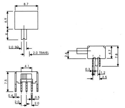 拔動(dòng)開關(guān) SS/SK-22D07圖片,拔動(dòng)開關(guān) SS/SK-22D07圖片大全,深圳市福田區(qū)賽格電子市場(chǎng)誠(chéng)意嘉暉電子經(jīng)營(yíng)部-